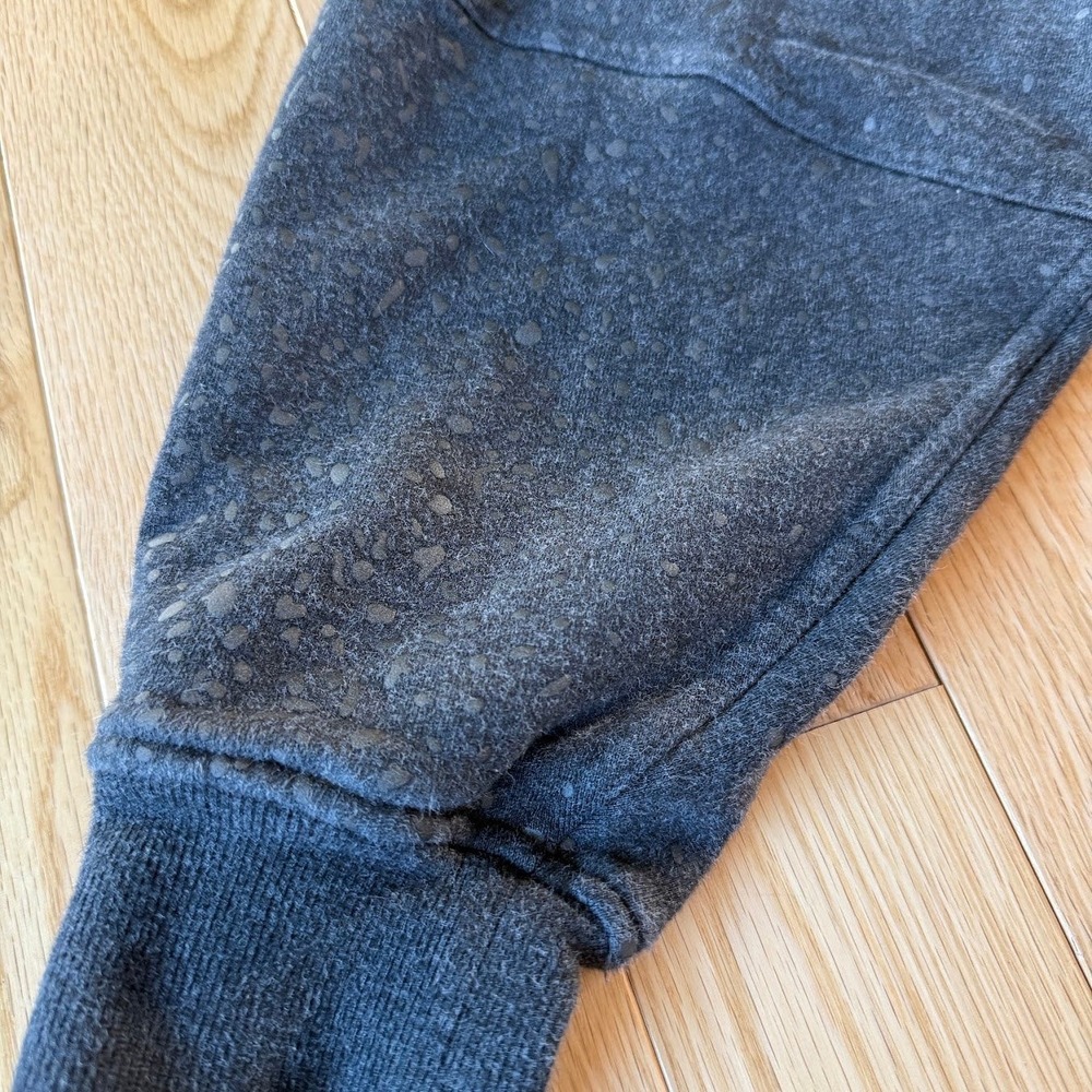 Lululemon x SoulCycle To The Beat Gray Grey Splatter Crewneck Womens Medium? - Picture 3 of 9